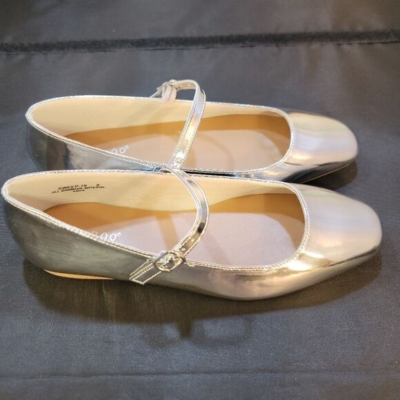 BRAND NEW BAMBOO MARY JANE STYLE CLASSIC BUCKLED STRAP ROUND-TOE FLAT SH… - Picture 9 of 16